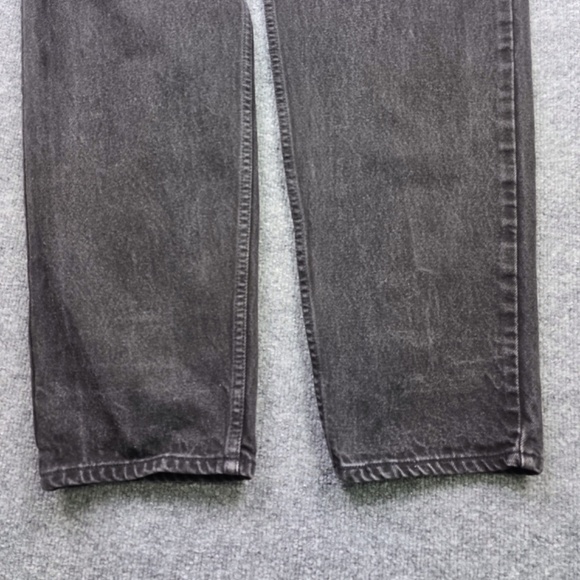 🔥 Vintage 1996 Levi’s 560 Orange Tab Jeans 34X34 – Loose Fit Tapered Leg- Black - Picture 4 of 14